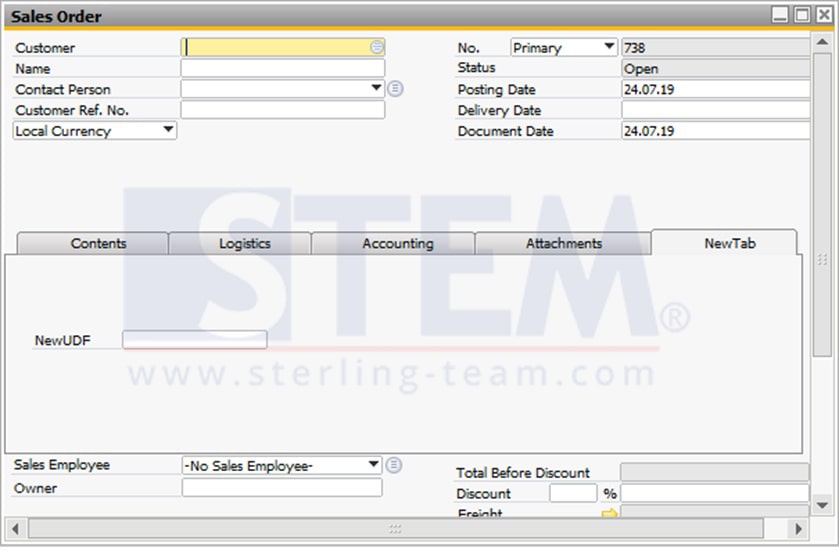 SAP_Business_One_Tips-STEM-Using UI Configuration Template for Customize Forms 