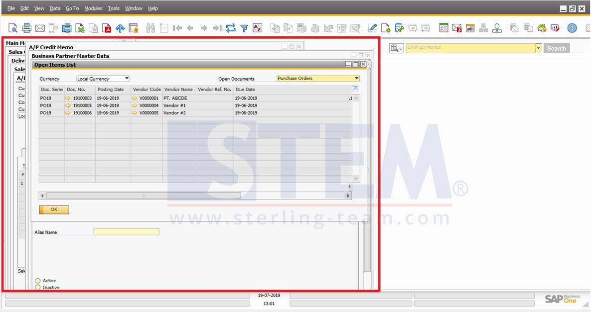 SAP_Business_One_Tips-STEM-Cascade Windows Feature on SAP B1