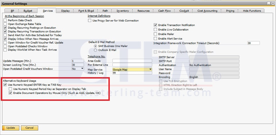 SAP_Business_One_Tips-STEM-Using Alternative Keyboard Usage on SAP B1