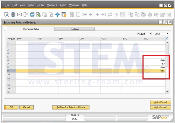 SAP_Business_One_Tips-Using Base Document Exchange Rate on Target Documenton SAP B1_01