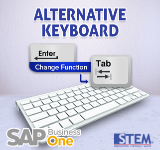 SAP Business One Tips Alternative Keyboard