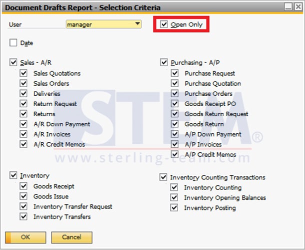 SAP_Business_One_Tips-STEM-Deleting Your Document Drafts on SAP Business One_01
