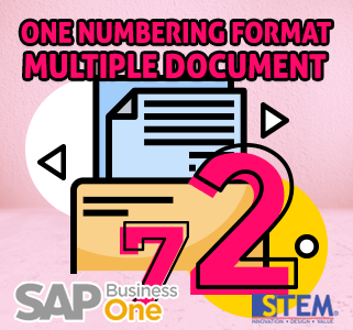 SAP Business One Tips One Numbering Documents