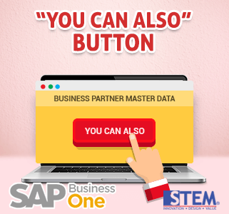 Button You Can Also pada window Business Partner Master Data di SAP Business One