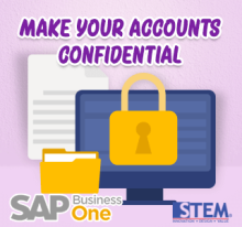 Buat akun anda menjadi Konfidensial di SAP Business One