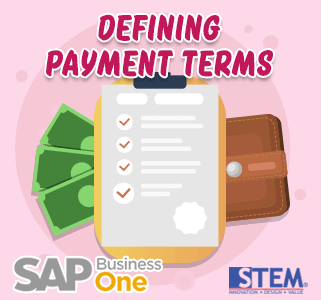 SAP Business One Tips Defining Payment Terms