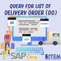 SAP Business One TipsQuery Delivery Order