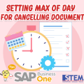 SAP Business One Tips Setting for Cancelling Document