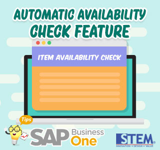 Fitur Automatic Availability Check di SAP Business One