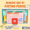 SAP Business One Tips Remove SAP Posting Period