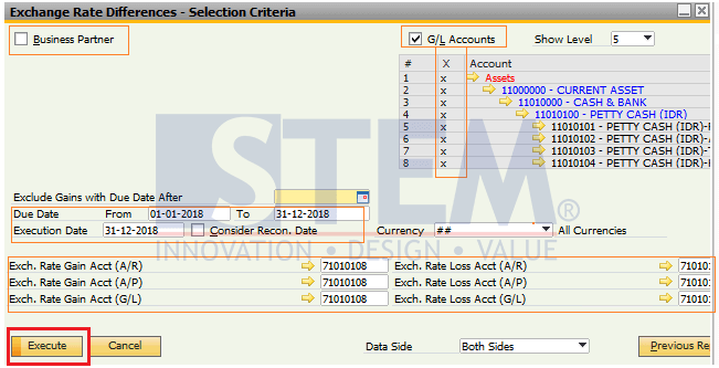 SAP-Business-One-Tips-STEM-How-to-Calculation-the-Exchange-Rates-Difference-01