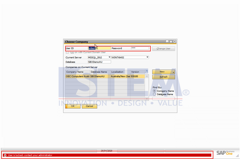 SAP-Business-One-Tips-STEM-Locked-Function-in User-Setup-02