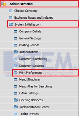 SAP Business One Tips - Watermark In Draft Document