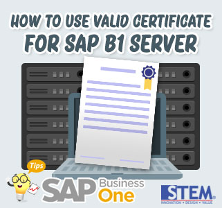 Cara Menggunakan Valid Certificate untuk Instalasi SAP Business One Server Anda
