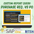 SAP Business One Tips Custom Report Query
