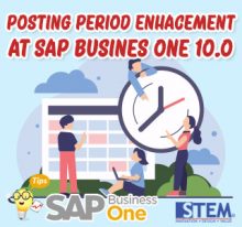SAP Business One Tips Indonesia Posting Period Enhacement at SAP B1 10