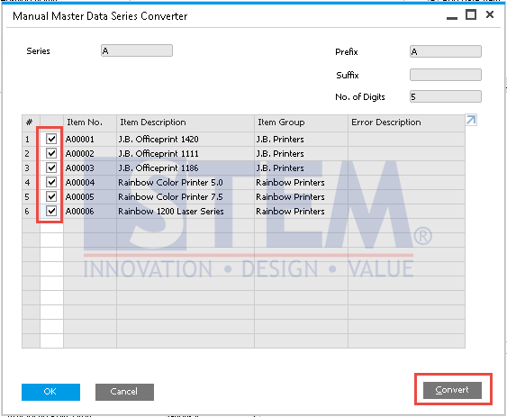 SAP Business One Tips - Convert Manual Master Data Codes to Automatic Numbering Series