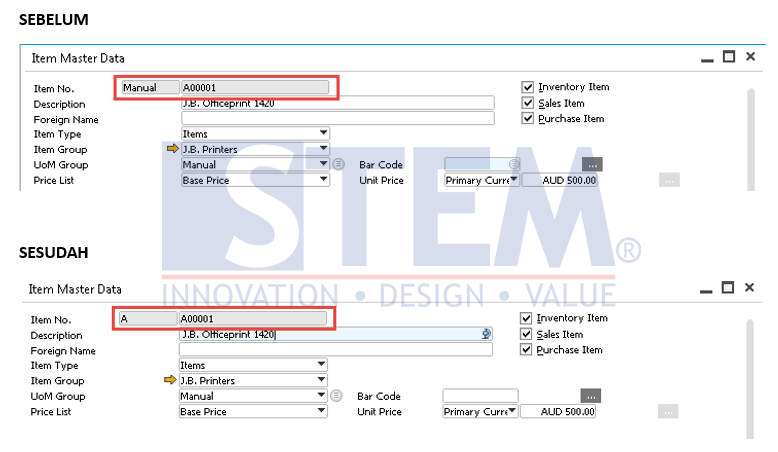 SAP Business One Tips - Convert Manual Master Data Codes to Automatic Numbering Series