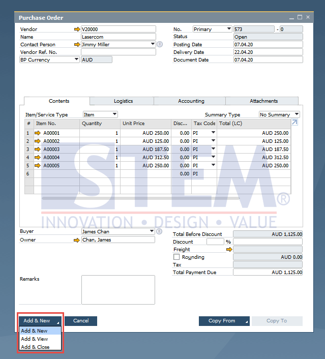 SAP Business One Tips - Marketing Documents Can Be Viewed Directly After Added