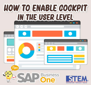 Cara Mengaktifkan Fitur Cockpit pada User Level di SAP Business One