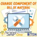 SAP Business One Tips Change Component of Bill Material