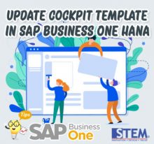 SAP Business One Tips How to Update Cockpit Template in SAP Business One Hana