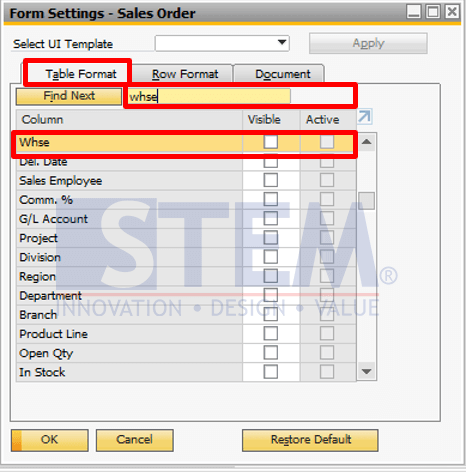 SAP Business One Tips - How To Add Warehouse Details to Sales Order