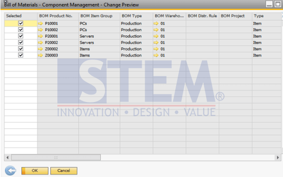 SAP Business One Tips - How To Change Component of Bill of Material