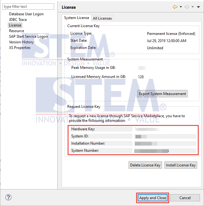 SAP Business One Tips - How to Install SAP HANA Database License