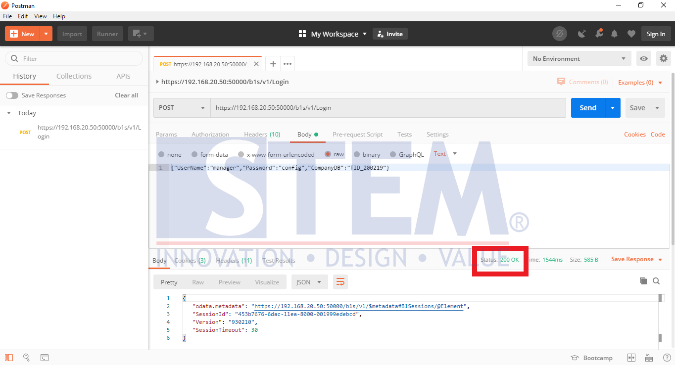 SAP Business One Tips - How To Know That You Already Connect to the API Service Layer