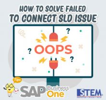 SAP Business One Tips How to Solve Failed to Connect SLD Issue
