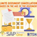 SAP Business One Tips Limits Document Cancellation