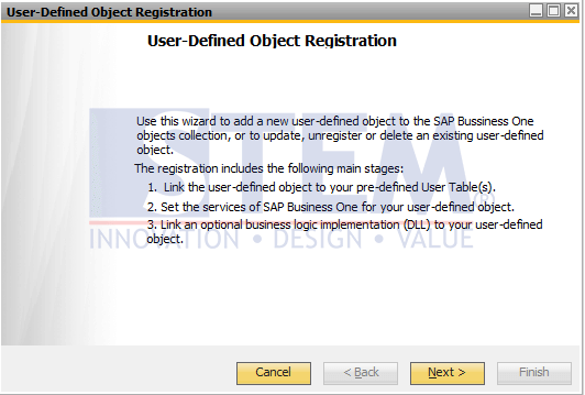 SAP Business One Tips - How to Create User Defined Object