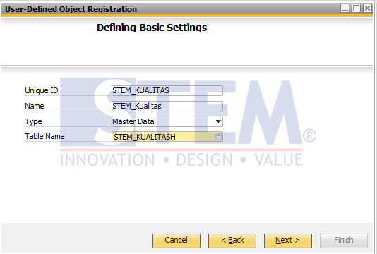 SAP Business One Tips - How to Create User Defined Object