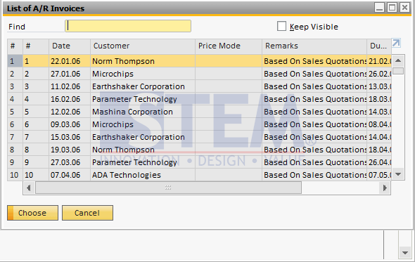 SAP Business One Tips - How to find DocKey on Crystal Report