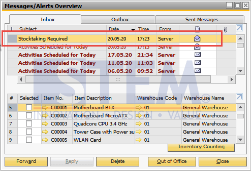 Inventory SAP Business One Tips - Cycle on SAP Business One