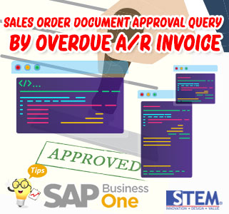 SAP Business One Tips Sales Order Document Approval Quey