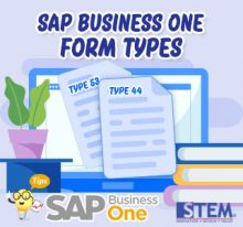 sap business one tips form types