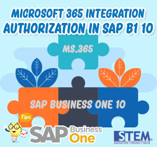 sap business one tips microsoft 365 integration authorization in 10