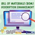 SAP Business One Tips Bill of Material BOM Description Enhancement