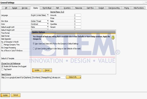 SAP Business One Tips - How To Change Date Format