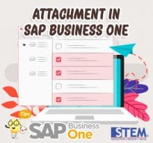 SAP Business One Tips Attachment in SAP B1