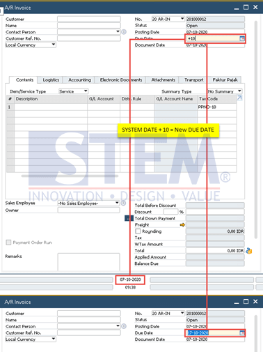 SAP Business One Tips - Easy Way to Input Date in SAP Business One