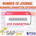 Penambahan Jumlah Karakter pada Journal Remarks