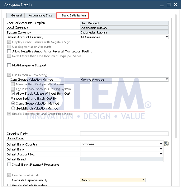 SAP Business One Tips - Eliminating Restriction When Setting Revenue Account