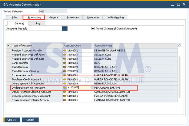 SAP Business One Tips - Eliminating Restriction When Setting Revenue Account