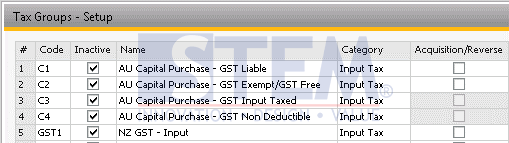 SAP Business One Tips - How to add Tax Group in SAP Business One