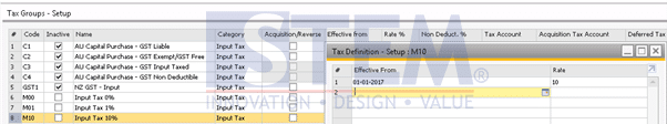 SAP Business One Tips - How to add Tax Group in SAP Business One