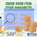 SAP Business OneTips Check Your Item Stock Availability