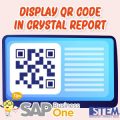 SAP Business One Tips Display QR Code in Crystal Report